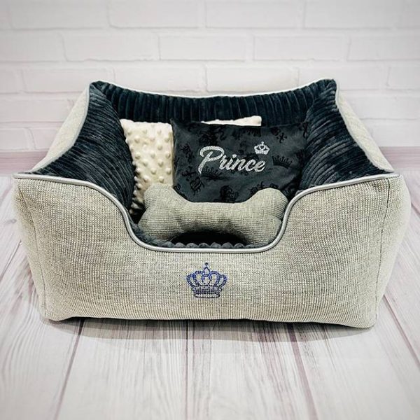 Bed for dogs and cats 52*52 cm gray